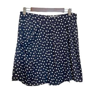 CAbi Skirt Style 627 Davis Polka Dot Limited Edition Navy Blue White Mini Size 6